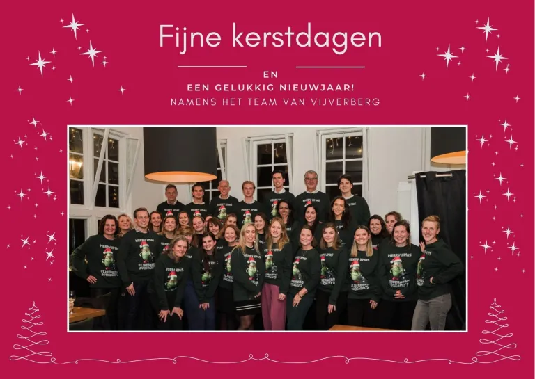 Kerstgroet team Vijverberg