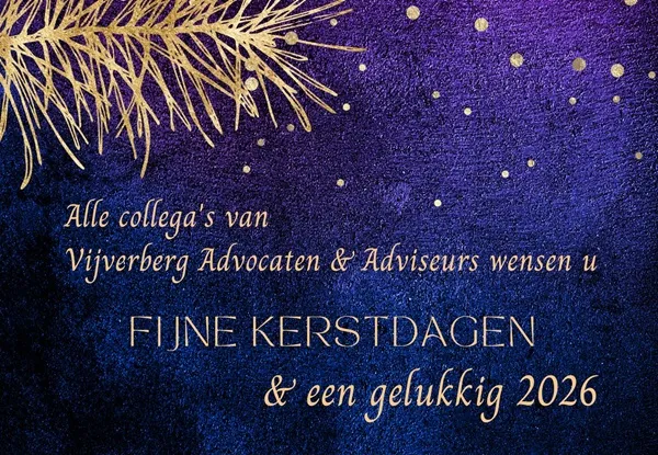 Fijne feestdagen namen Vijverberg